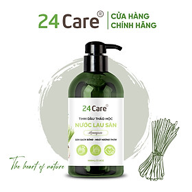 Nước Lau sàn hữu cơ trẻ em 24Care - Hương thảo mộc thiên nhiên Sả chanh/ Bạc hà/ Cam ngọt - Đuổi muỗi và côn trùng - Thơm nhẹ diệt khuẩn loại bỏ vết bẩn cứng đầu