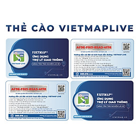 Phần Mềm Dẫn Đường Ô Tô Xe Hơi Trực Tuyến VIETMAP LIVE PRO (Bản Quyền 1 NĂM) - hàng chính hãng