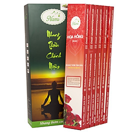 Mua Nhang Thơm Hương Hoa Hồng(loại dài 30cm hộp lớn 300 cây) - Nhang Chánh Niệm