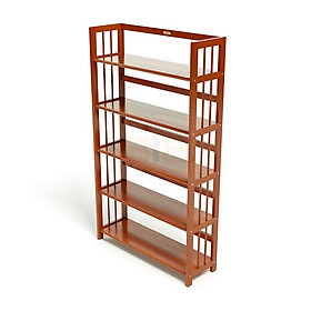 Mua Kệ Sách 5 Tầng Gỗ Cao Su IBIE HB590RC (90cm) - Màu Cánh Gián