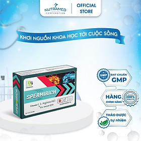 Viên uống Spermirich hỗ trợ nam giới hiếm muộn, cải thiện sức khỏe tinh trùng (Hộp 30 viên)