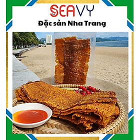 Đặc Sản Nha Trang -Mực Tẩm Gia Vị Nha Trang Chính Gốc Cán Mỏng, Cay, Dai, Đậm Đà Thơm Ngon Seavy gói 500 gram (mã MT03)