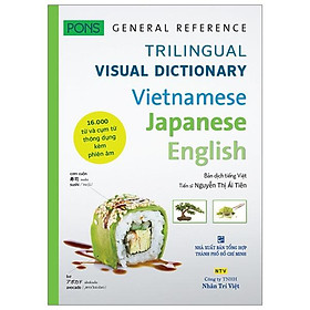 Sách PONS GENERAL REFERENCE – TRILINGUAL VISUAL DICTIONARY Vietnamese–Japanese–English