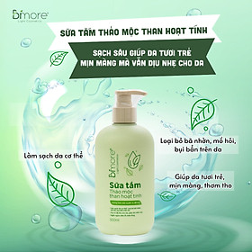 Sữa tắm thảo mộc than hoạt tính sạch sâu mà vẫn dịu nhẹ_500ml