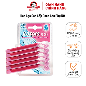 Bộ Dao Cạo Cao Cấp Dành Cho Phụ Nữ 6 cái Uncle Bills AG0276