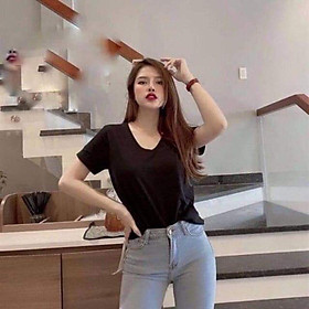 ( ĐƠN 50K) ÁO phông GAP nữ siêu rẻ, chất cotton,đủ màu đỏ, xanh, vàng,trắng,đen phù hợp mọi lứa tuổi đủ size