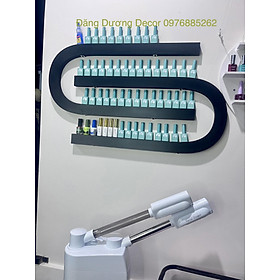 Mua Kệ Nail - Kiểu dáng chữ S để sơn nail và trang trí phòng nail  spa
