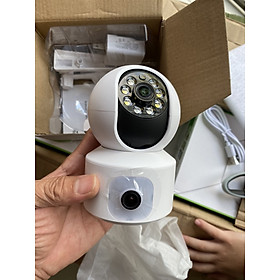 Mua CAMERA 2 MẮT TRONG NHÀ YOOSEE YS2304 - 4.0MPX KẾT NỐI WIFI  XOAY 360 ĐỘ  ĐÀM THOẠI 2 CHIỀU - Hàng Chính Hãng