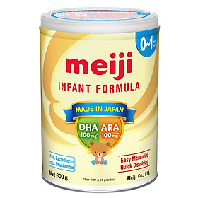 Sữa bột Meiji 0-1 tuổi Infant formula 800g (Mẫu mới)