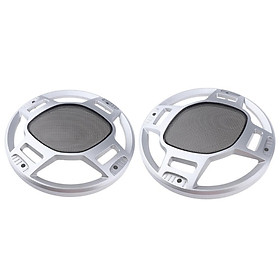 2Pcs 10 Inch Speaker Cover Grille Audio Protective Hood Case Metal Mesh Part