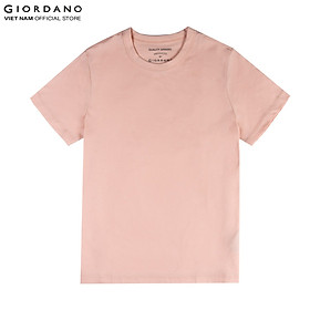 Áo thun ngắn tay cổ tròn nữ giordano 05322246