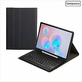 Mua Bao da kèm bàn phím cho iPad 10.2 inch  Gen 7/8/9 Bluetooth Keyboard Case có khay để bút chống sốc cao cấp - Hàng chính hãng
