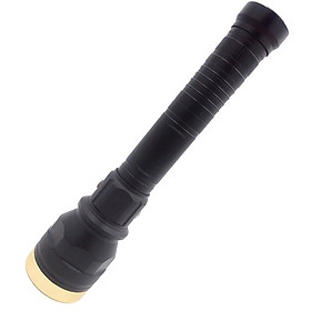 Mua Đèn pin siêu sáng chip Led T6  pin to dung lượng 9800mAh cực khủng  chiếu siêu xa 500m  vỏ thân đèn làm bằng hợp kim