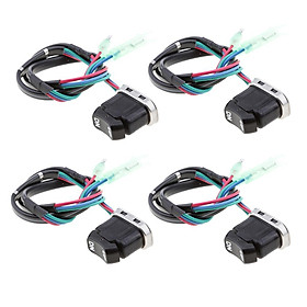 4 Pieces 703-82563-02-00 TRIM TILT SWITCH Fit for Yamaha Outboard Remote Controller