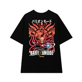 Áo Thun Form Rộng NARUTO BARYONMODE 2   | Anime Naruto - Áo Phông Unisex