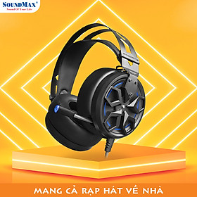 Tai Nghe Chụp Tai SoundMax AH-330 | Tai Nghe Chơi Game SoundMax AH330 | Gaming Headset - Hàng Chính Hãng