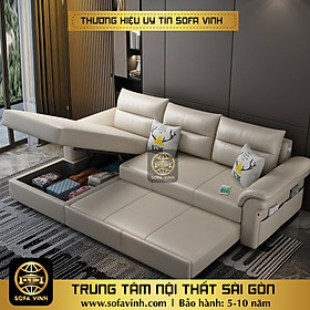 Mua Bộ ghế sofa phòng khách có ngăn chứa đồ thông minh  bảo hành 5-10 năm  thương hiệu 20 năm SOFAVINH mã PC136  Sản xuất may đo theo yêu cầu  Giường sofa bọc da cao cấp  Bàn ghế sofa cao cấp nội thất