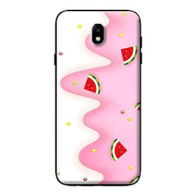 Ốp in cho Samsung Galaxy J7 Pro Họa Tiết Dưa Hấu Hồng - Hàng chính hãng