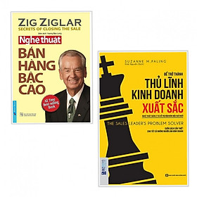 Hình ảnh Combo sách kỹ năng làm việc hữu ích:  Để Trở Thành Thủ Lĩnh Kinh Doanh Xuất Sắc +  Nghệ Thuật Bán Hàng Bậc Cao (tặng kèm bookmark thiết kế)