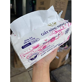 Mua 1 gói Giấy ăn lụa  giấy rút 2 lớp gói 300 tờ
