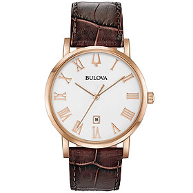 Đồng Hồ Nam Bulova Dây Da 97B184 - Mặt Trắng