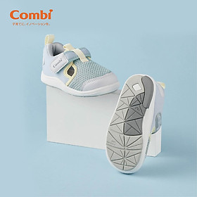 Giày Combi S-Go đế định hình A2201 màu xanh ngọc/Hồng/Xanh xám