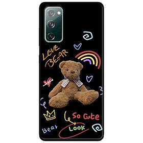 Ốp lưng dành cho Samsung A90 - Samsung S20 FE mẫu Chú Gấu Love Bear