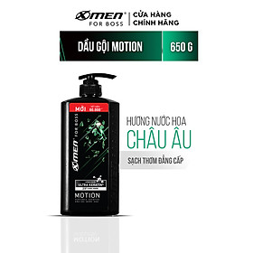 Dầu gội nước hoa X-Men For Boss Motion - Mùi hương năng động phóng khoáng 650g