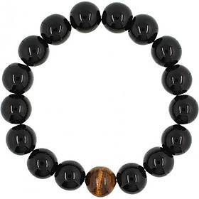 Vòng tay opal đen mix opal pakistan mắt hổ tự nhiên 11mm