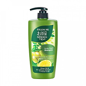 Dầu gội Follow Me Green Tea Scalp Fresh Shampoo 650ml
