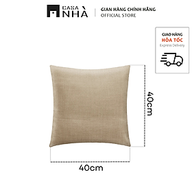 Mua Gối vuông tựa lưng sofa 40x40cm MELL - Gối vuông decor  trang trí phòng khách  phòng ngủ