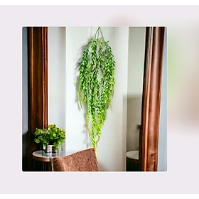 Mua Cụm lá rủ giả  dây leo trang trí  cụm lá treo tường trang trí ban công nhà cửa  nhà hàng  quán ăn