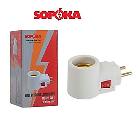 Đuôi đèn liền phích E27 Sopoka