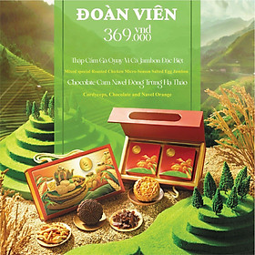 Set bánh trung thu ăn kiêng, ít ngọt Thu Đoàn Viên Nonglamfood | Quà tặng healthy ý nghĩa cho người thân, đối tác