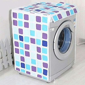 Áo trùm máy giặt 9 -10kg cửa ngang - vải PEVA 3 lớp (giao màu ngẫu nhiên)