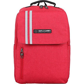 Balo Laptop chính hãng SimpleCarry ISSAC 2 - Đỏ viền xám