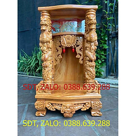 Mua Bàn thờ thần tài ông địa cao cấp Rồng Phun Lửa - Đồ Gỗ Vinh