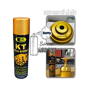 Mua Sơn mạ vàng ánh kim lấp lánh  sơn xi vàng nhũ Sparkle Gold No.185 Kt Gold effekt Bosny dung tích 200ml- Thái Lan  sơn mạ vàng  mạ đồng  sơn oto  xe máy  sơn tượng sơn xịt
