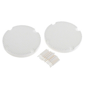 2 Pieces Ceramic Round Dental Lab Honeycomb Firing Trays With 20 Pins Supply