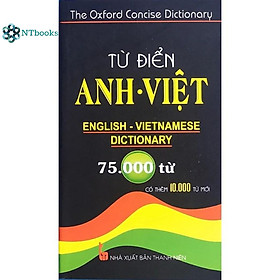Sách Từ điển Anh – Việt 75.000 từ