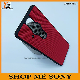 Ốp lưng cứng sần viền dẻo cho Sony Xperia PRO-I