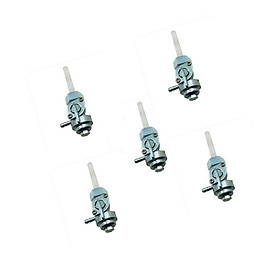 5 pieces Universal 15mm Motorcycle Petrol Fuel Tap Inline Petcock Switch