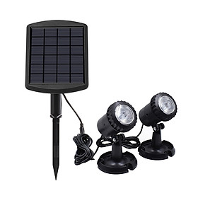 Solar Powered Energy L-ED Underwater Diving Lamp Kit Set Sensitive Light Control Sensor Sensing Low/High Brightness 2