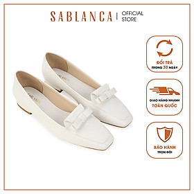 Giày búp bê nữ đính nơ đơn giản SABLANCA 5050BB0073