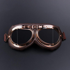 Motorcycle Goggles Glasses Vintage Motocross Retro Aviator Pilot Cruiser ATV UV Protection Goggles