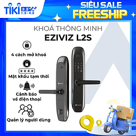 Mua Khóa cửa vân tay thông minh EZVIZ L2S - Điều khiển từ xa  mật khẩu tạm thời dùng 1 lần  theo dõi nhật ký đóng/mở cửa  tặng kèm Bộ điều khiển trung tâm A3