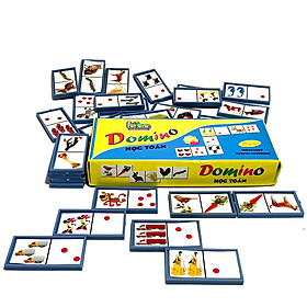 Bộ Thẻ Flashcards  Domino Học Toán Giúp Bé Rèn Luyện Tư Duy Logic BENRIKIDS-DMT