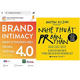Combo 2 Cuốn Sách: Nghệ Thuật PR Bản Thân + Định Vị Thương Hiệu Trong Thời Đại 4.0