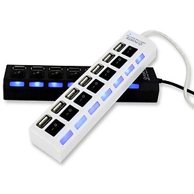 Mua HUB USB 7 PORT HÌNH Ổ ĐIỆN CÓ CÔNG TẮC MÀU ĐEN