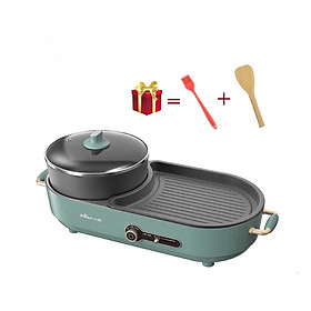 Bếp lẩu nướng đa năng tháo rời BEAR DKL-C15L1 Hàng chính hãng